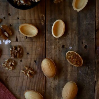 Galletas rusas “Oreshki” rellenas de toffee y Nueces de California