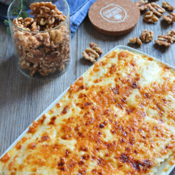 Canelones de carne con Nueces de California