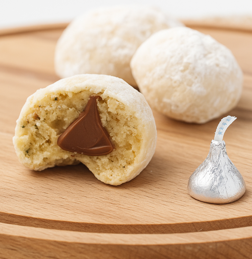 Galletas “Bosseta de petons” con gianduja de Nueces de California